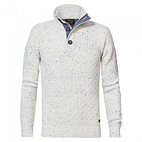 [해외]PETROL INDUSTRIES 크루넥 하프 버튼 스웨터 138292416 Antique White