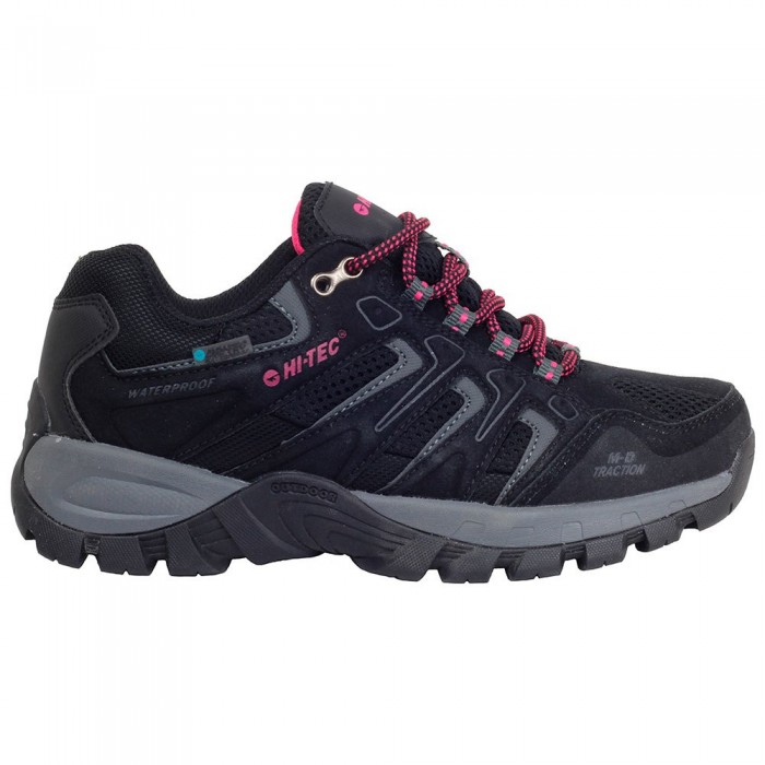 [해외]HI-TEC Torca Low WP 하이킹화 4138315798 Black / Fuchsia Purple