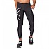 [해외]2XU Accelerate 3/4 레깅스 6136887022 Black / Silver