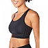 [해외]2XU Breeze Crop 미디엄 임팩트 스포츠 브라 6138230841 Black