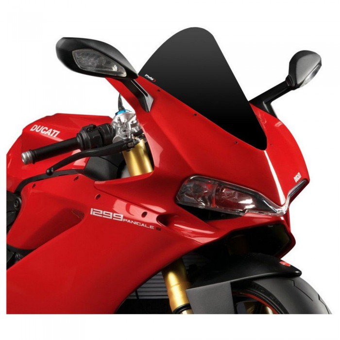 [해외]PUIG R-Racer 앞유리 Ducati 1299 Panigale/S&959 Panigale/Corse&Panigale R 9138367140 Black