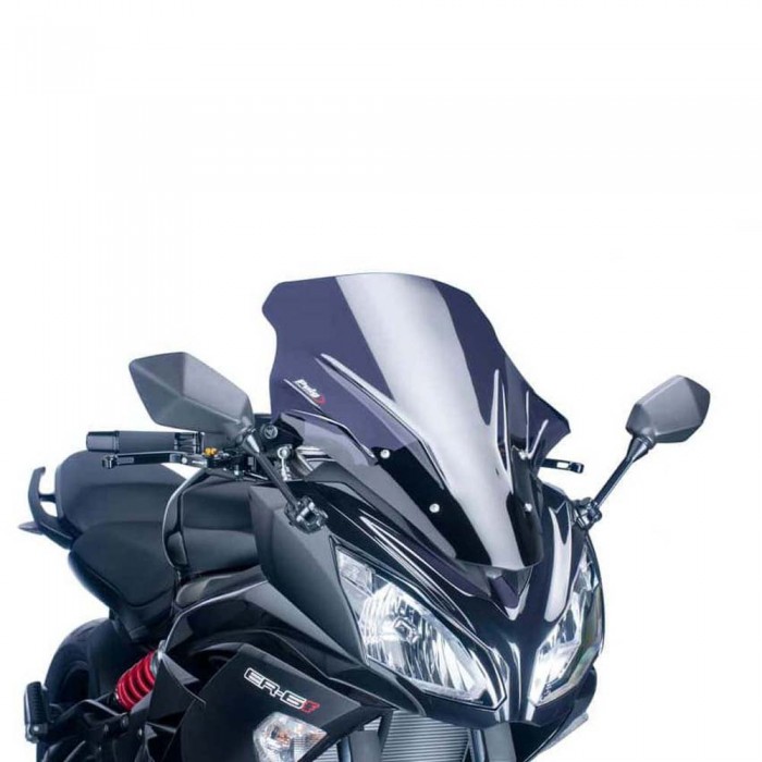 [해외]PUIG Touring Kawasaki ER-6F 앞유리 9138367190 Dark Smoke