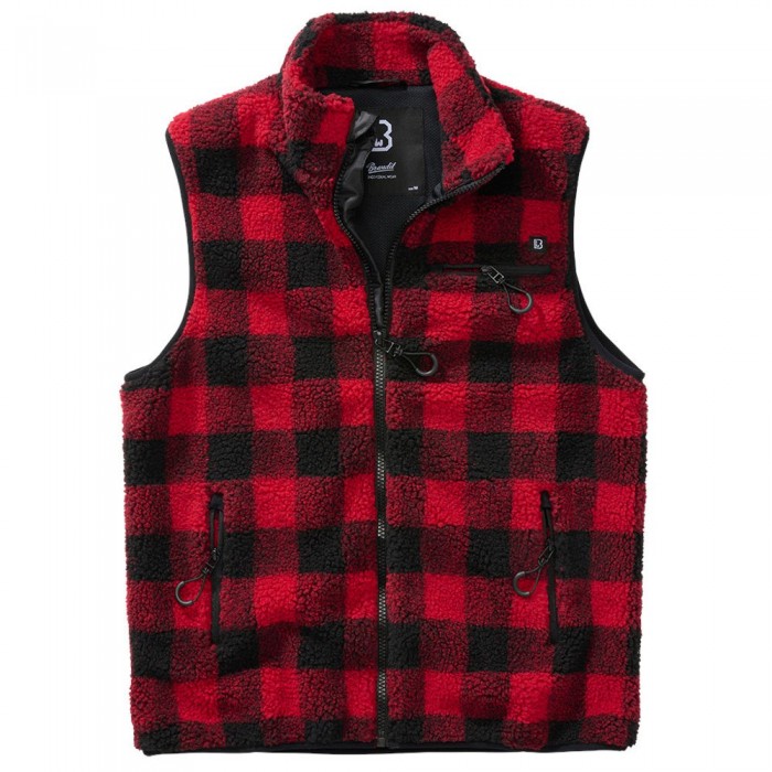 [해외]BRANDIT Teddy 조끼 138389863 Red / Black