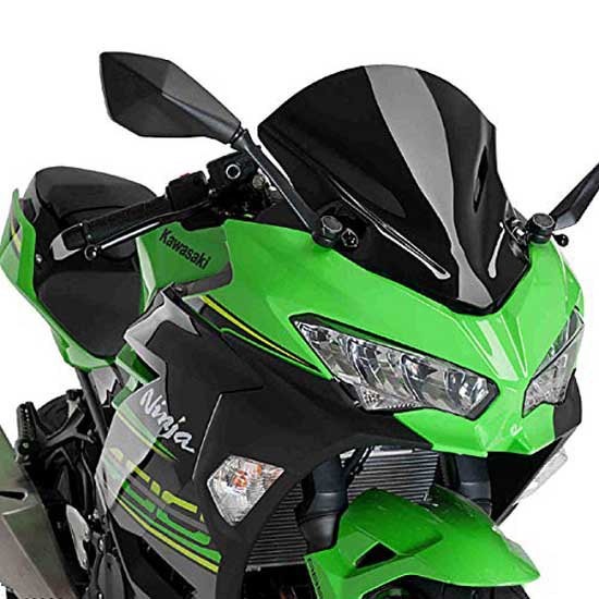 [해외]PUIG Z-Racing Kawasaki Ninja 400 앞유리 9138377300 Black