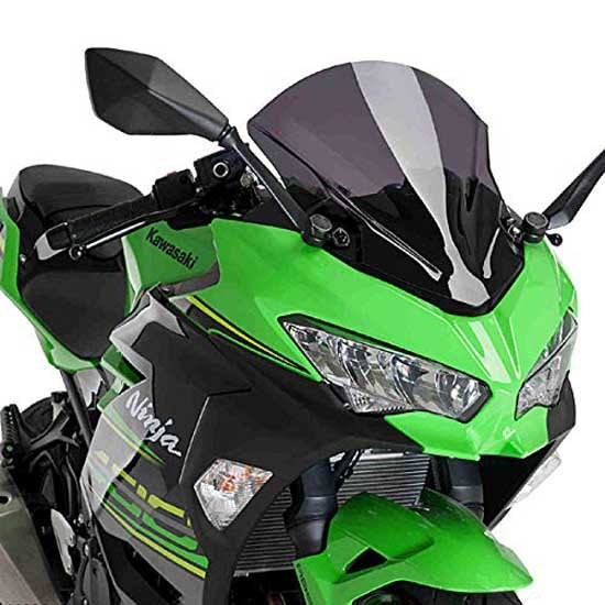 [해외]PUIG Z-Racing Kawasaki Ninja 400 앞유리 9138377302 Dark Smoke