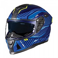 [해외]넥스 SX.100R 스키dder 풀페이스 헬멧 9138381575 Blue / Neon Matte