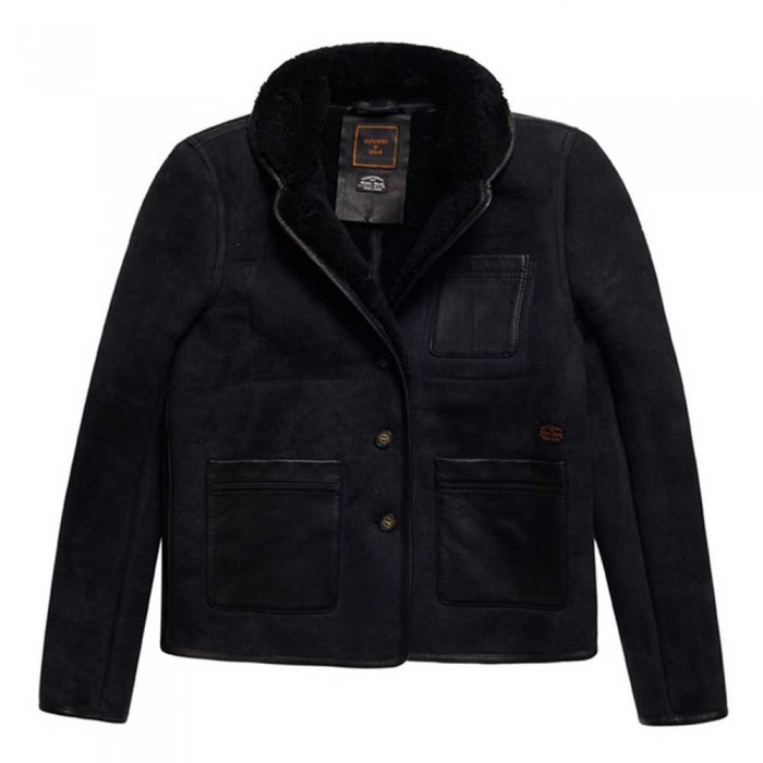 [해외]슈퍼드라이 Shearling Chore 자켓 138191976 Black