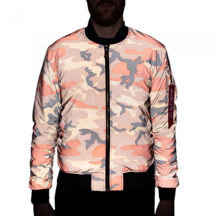 [해외]알파 인더스트리 MA-1 VF 59 Reflective Camo 자켓 138022277 Orangecamo