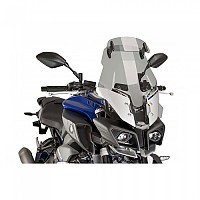 [해외]PUIG 바이저가 있는 Touring Plus 앞유리 Yamaha FZ-10/MT-10/MT-10 SP 9138359631 Smoke