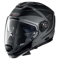 [해외]놀란 N70-2 GT Glaring N-Com Convertible Helmet 9138404946 Flat Black / Grey