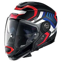 [해외]놀란 N70-2 GT Spinnaker N-Com Convertible Helmet 9138404953 Flat Black / Red / Blue