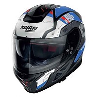 [해외]놀란 N80-8 Starscream N-Com 풀페이스 헬멧 9138404991 Flat Black / Blue