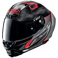 [해외]엑스라이트 X-803 RS Ultra Carbon Skywarp 풀페이스 헬멧 9138405029 Carbon / Grey / Red