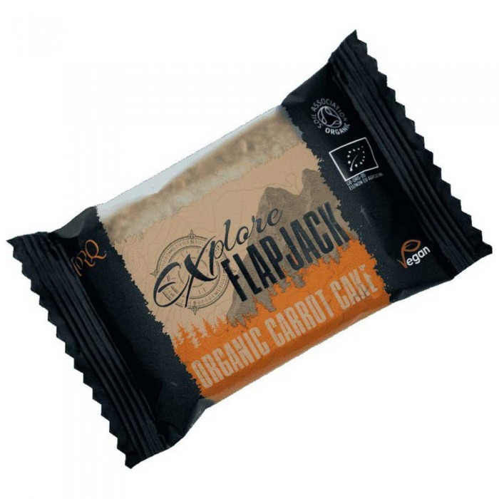 [해외]TORQ 본질적인 Explore Flapjack 65g 당근 케이크 에너지 술집 4138334708 Black