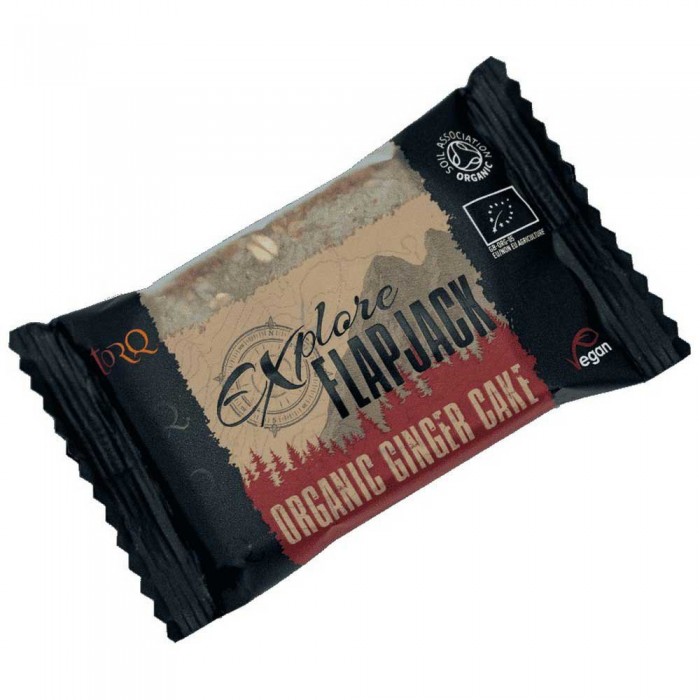 [해외]TORQ 본질적인 Explore Flapjack 65g 생강 케이크 에너지 술집 4138334709 Black