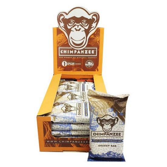 [해외]CHIMPANZEE 어두운 바다 소금 Chocolate 55g 에너지 바 상자 20 단위 4138395616 Brown