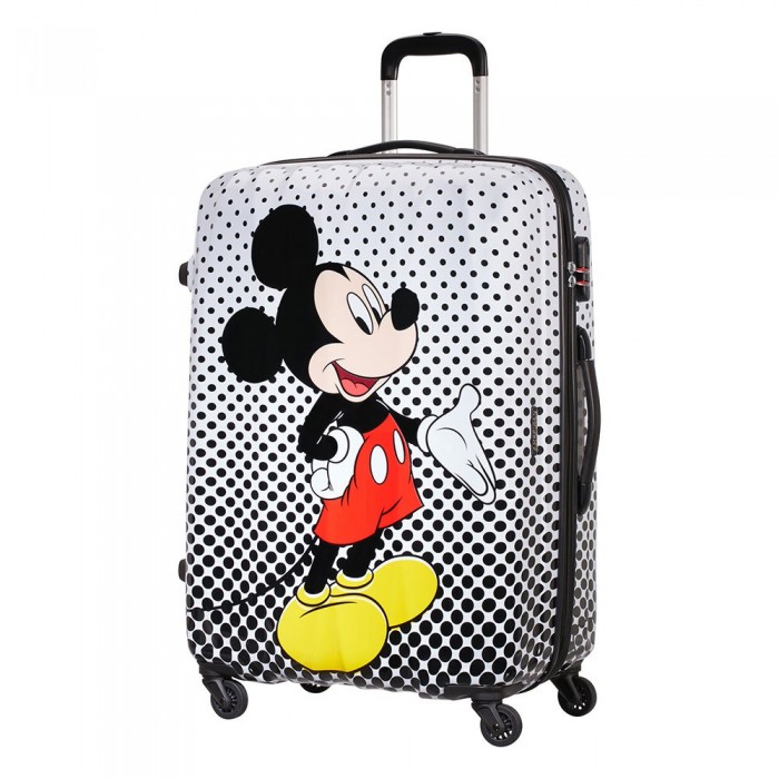 [해외]아메리칸 투어리스터 Disney Legends Spinner 75/28 Alfatwist 88L 캐리어 138185014 Mickey Mouse Polka Dot