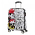 [해외]아메리칸 투어리스터 Wavebreaker Disney Spinner 55/20 36L 수레 138185115 Minnie Comics White