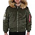 [해외]알파 인더스트리 MA-1 Arctic 자켓 138021070 Dark Olive