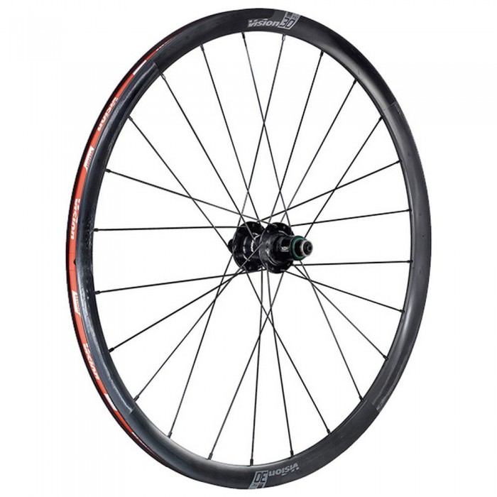 [해외]비젼 TC 30 Carbon CL Disc Tubeless 휠셋 1137809931 Black