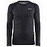 [해외]크래프트 CORE Wool Merino 긴팔 베이스 레이어 4138113336 Black Melange