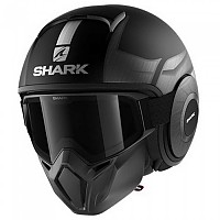 [해외]샤크 Street Drak Convertible Helmet 9138384262 Black / Chrome /Silver