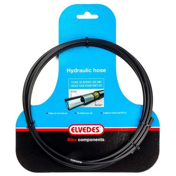 [해외]ELVEDES 유압 케이블 커버 PTFE Kevlar 3 미터 1138475434 Black