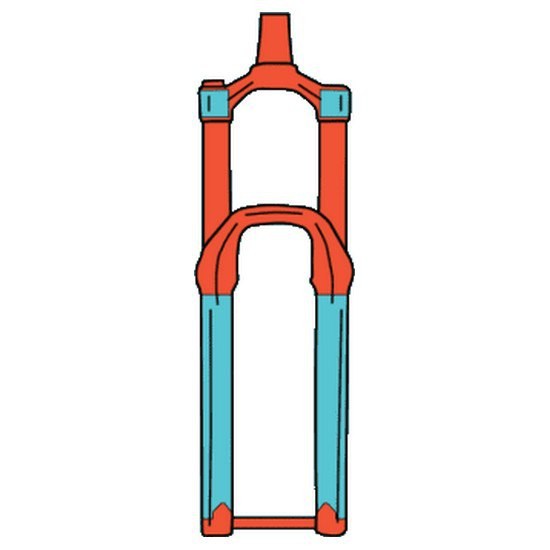 [해외]RIDEWRAP 포크 프레임 가드 스티커 키트 MTB 1138239295 Bright