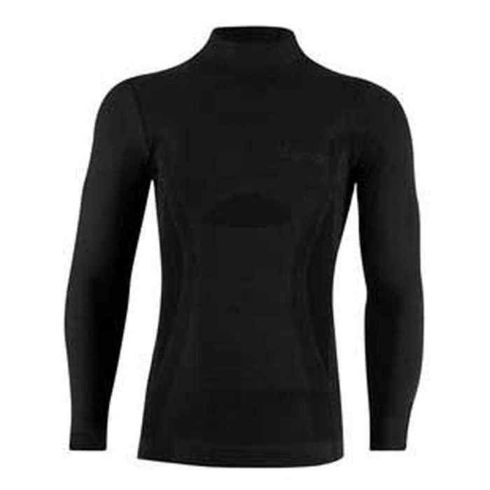 [해외]LENZ Merino 6.0 Long 슬리브 터틀neck 긴팔 베이스 레이어 9138494421 Black