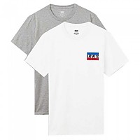 [해외]리바이스 크루넥 그래픽 티셔츠 2 단위 138206384 High Rise / White