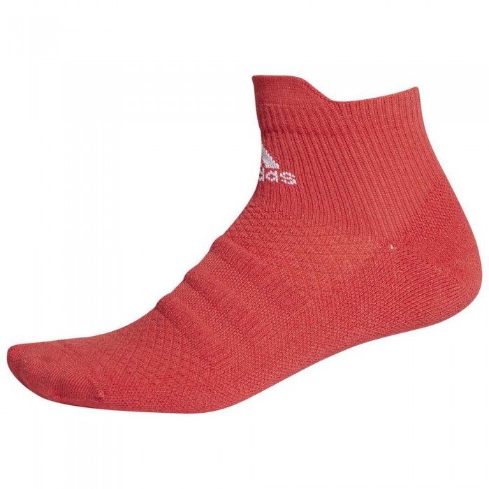 [해외]아디다스 Alphaskin Ankle Lighweight Cushion 양말 7137407201 Glory Red / White / Glory Red