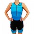 [해외]ZOOT 퍼포먼스 Front Zip Race Suit Short 슬리브 Trisuit 스킨 슈트 6138388564 Blue / Black