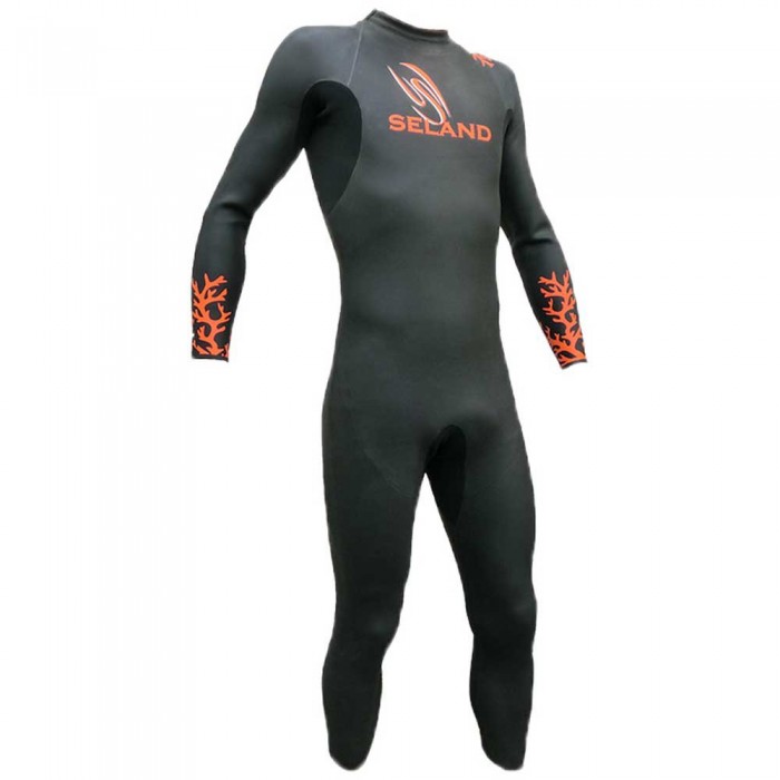 [해외]SELAND Triathlon GE 웻슈트 6138524302 Black / Orange