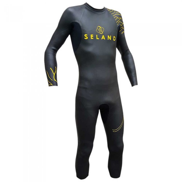 [해외]SELAND Triathlon GM 웻슈트 6138524304 Black / Yellow