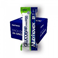 [해외]NUTRINOVEX Glucobar 35g 키위 에너지 바 박스 24 단위 4138439443 Clear