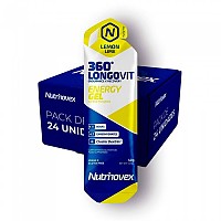 [해외]NUTRINOVEX 레몬과 라임 에너지 젤 상자 롱ovit 360 Energy Gel 40g 24 단위 4138439493
