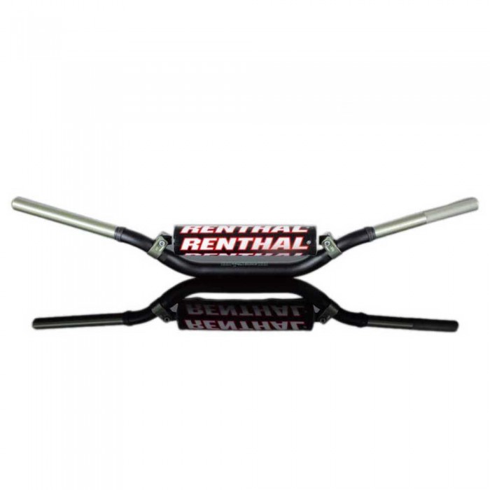 [해외]RENTHAL Twinwall Carmichael High 프로텍터가 있는 스크램블러 핸들바 9138538267 Titanium / Black