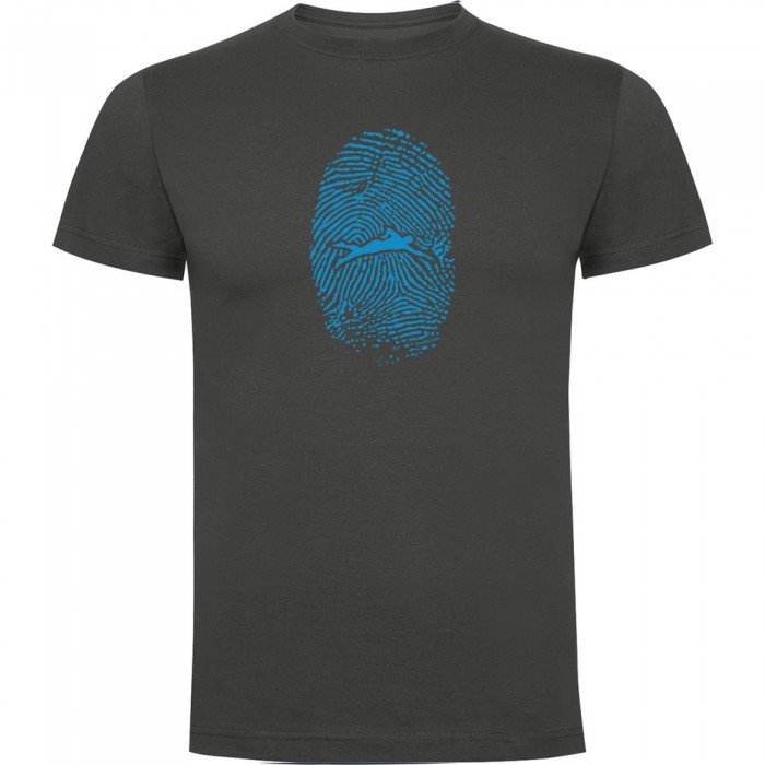 [해외]KRUSKIS Swimmer Fingerprint 반팔 티셔츠 6137039747 Dark Grey