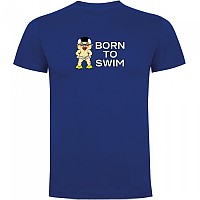 [해외]KRUSKIS Born To Swim 반팔 티셔츠 6137151666 Royal Blue