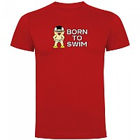 [해외]KRUSKIS Born To Swim 반팔 티셔츠 6137538478 Red