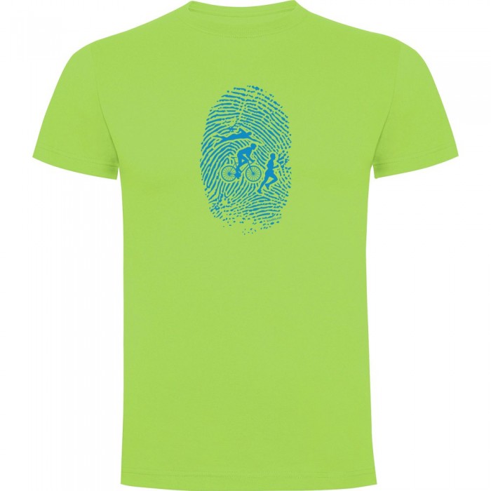 [해외]KRUSKIS Triathlon Fingerprint 반팔 티셔츠 6137539967 Light Green