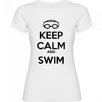 [해외]KRUSKIS Keep Calm And Swim 반팔 티셔츠 6136696588 White