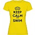 [해외]KRUSKIS Keep Calm And Swim 반팔 티셔츠 6137539150 Yellow