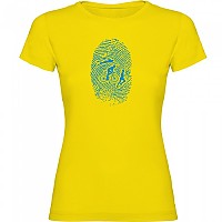 [해외]KRUSKIS Triathlon Fingerprint 반팔 티셔츠 6137539973 Yellow