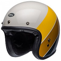 [해외]BELL MOTO Custom 500 오픈 페이스 헬멧 9138614834 Riff Gloss Sand / Yellow