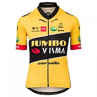 [해외]AGU Jumbo-Visma Replica 2022 Short Sleeve Jersey 1138584586 Black / Yellow