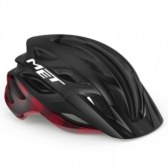 [해외]MET Veleno MTB 헬멧 1138386344 Black / Red Matt Brilliant