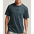 [해외]슈퍼드라이 Code Cl Garment Dye Loose 티셔츠 138565921 Deep Navy