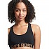 [해외]슈퍼드라이 Large Logo Crop lette NH Bra 브라 138609695 Black / Gold