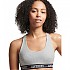 [해외]슈퍼드라이 Large Logo Crop lette NH Bra 브라 138609701 Grey Marl / Mono